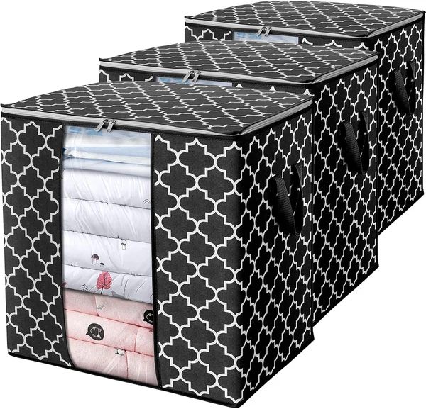 Premium Printed Space Saving Storage Bags Pack Of 2