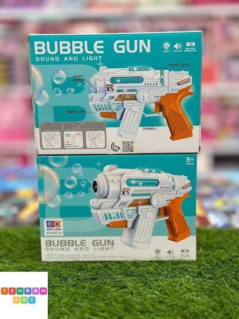 '- Kids New Bubble Gun with Music and Lightening Effects (Box Packing  Cell Operate)