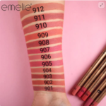 Emelie HD Perfect Matte And Super Silky Lipstick Pencil 12Pcs Pack
