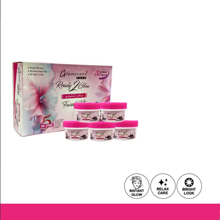Glamorous Face 5 In 1 Ready 2 Glow Facial Kit