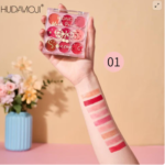 Hudamoji Lip And Cheek Palette Pack Of 3 Set
