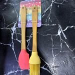 Silicon Spetula&Oil Brush 2pcs set