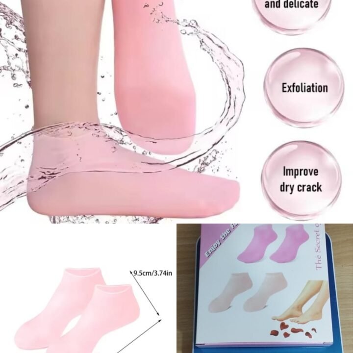Silicone moisturiser socks box packing