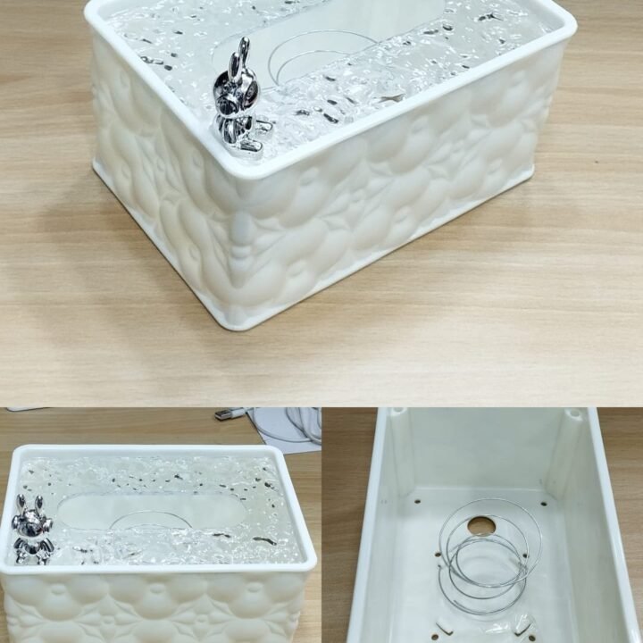 Tissue holder plastic merterial