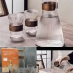 Water set 4pcs glass 1pcs jug glass merterial