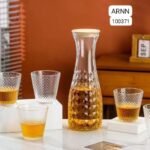 Water set 6pcs glass one pcs jug