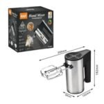 RAF 6690 Electric Egg Beater For Household Handheld High-Power Egg Beater And Dough Baking Mixer  2800