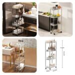 Luxury Acrylic 4Tier Trolly (Box Packing – Premium Quality)