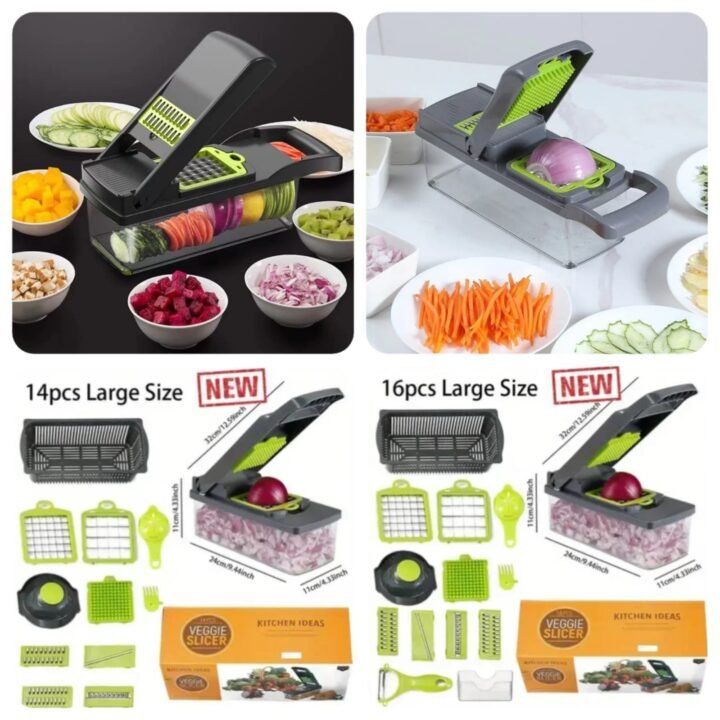 Vegetable Cutter (16in1 ) (Box Packing) - Premium Quality - Big Size