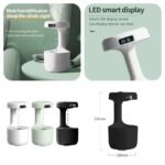 Anti-Gravity Air Humidifier with LED Display  (Random Colours)