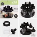 6pcs Rotating Spice Rack (Box Packing) – Plastic