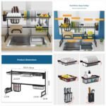 Over the Sink Rack  (Box Packing) – 85cm – (Premium Quality)