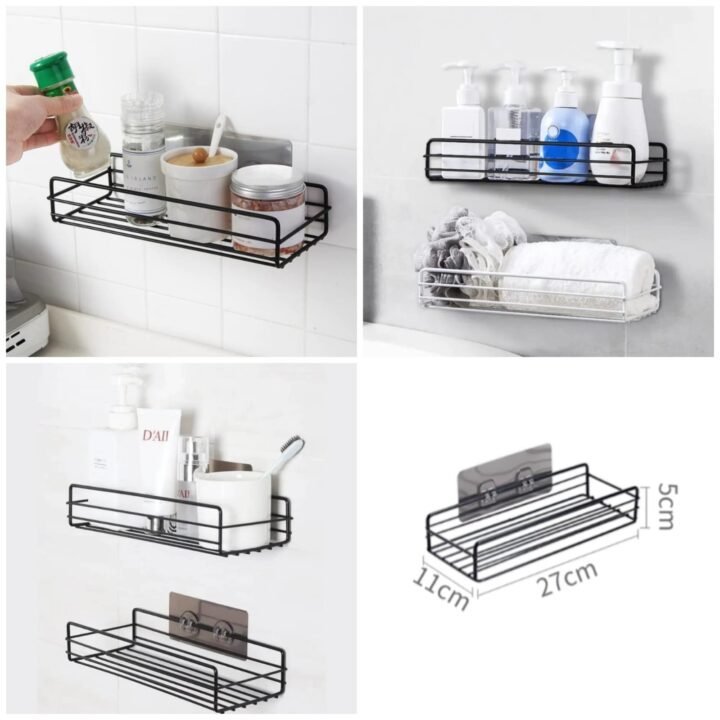 Self-adhesive Wall-Mounted Iron Shelf