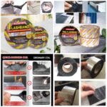 Self-Adhesive Waterproof Sealing Tape Size: 2″ × 5Meter)