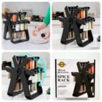 18 Jar Rotating Spice Rack  (Box Packing) – Premium Quality