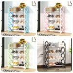 4Layer Diamond Shoe Rack  (Box Packing) – Random Colours