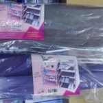 4 Layer Plain Oxford Shoe Rack