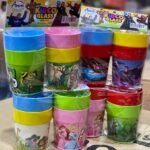Pack Of 4 – Kidco Glass With Printed Cartoon Characters   💫✨🌟☑ Random Colours 💫💫💫