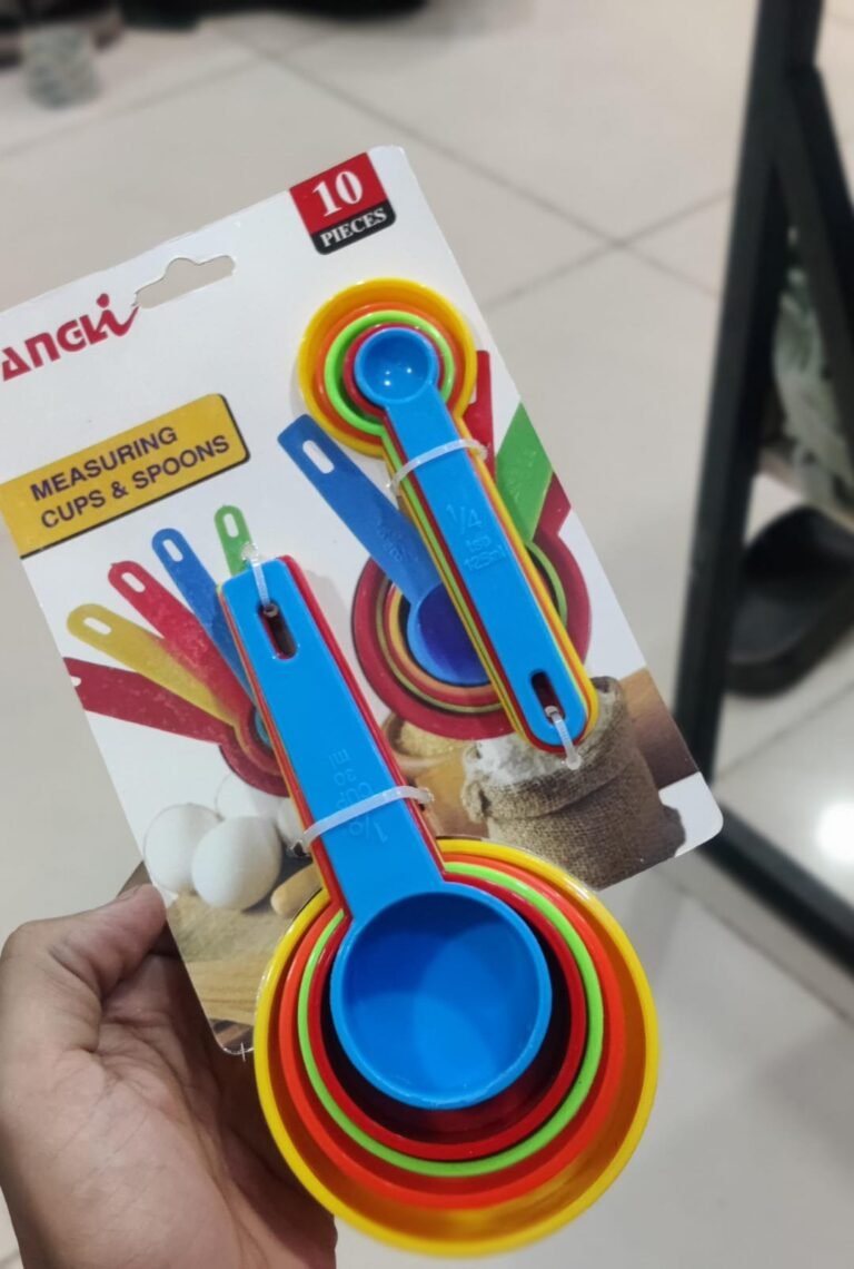 Measuring Cups & Spoons Plastic 10Pcs Set