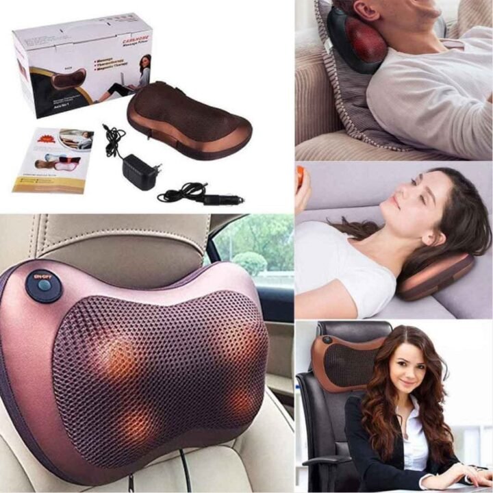 Neck Back Waist Body Electric Multi-functional Massage Pillow