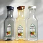 Plastic Square Shape  Transparent Water Bottle