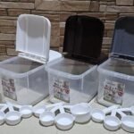 Rice and Flour Container with Wheel  10 kg