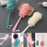 Bath Stick Loofah & Brush with Long Handle