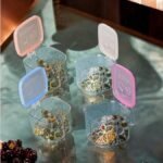 Multi – Purpose 4 Partition Jewelry & Spice Storage Box ✨☑ Random Colours ✨✨