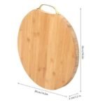 BAMBOO WOODEN CUTTING BOARD ROUND SHAPE CHINA🇨🇳 36x36x1.7mm :