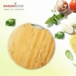 BAMBOO WOODEN CUTTING BOARD ROUND SHAPE CHINA🇨🇳 36x36x1.7mm :