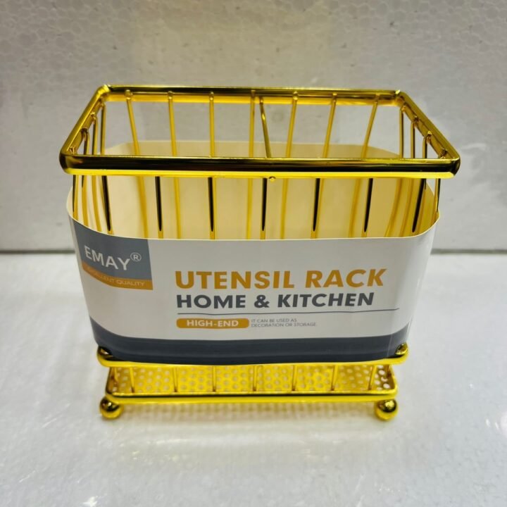 GOLDEN SPOON HOLDER (UTENSILS RACK :