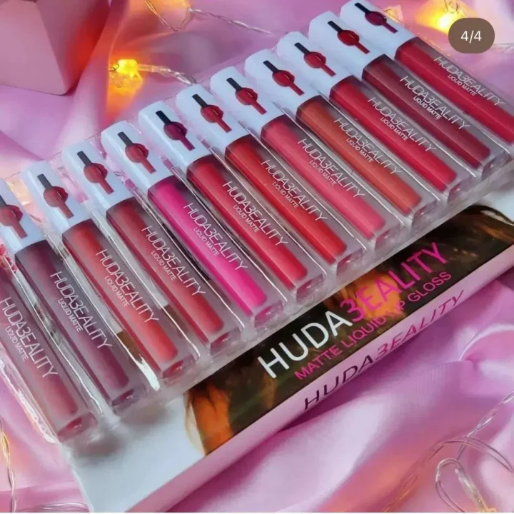 Huda Beauty 12pcs Matte Gloss