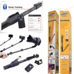 Yunteng YT-1288 Selfie Stick Monopod With Bluetooth Remote Control – Black