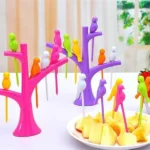 Bird Design Fruit Fork Set