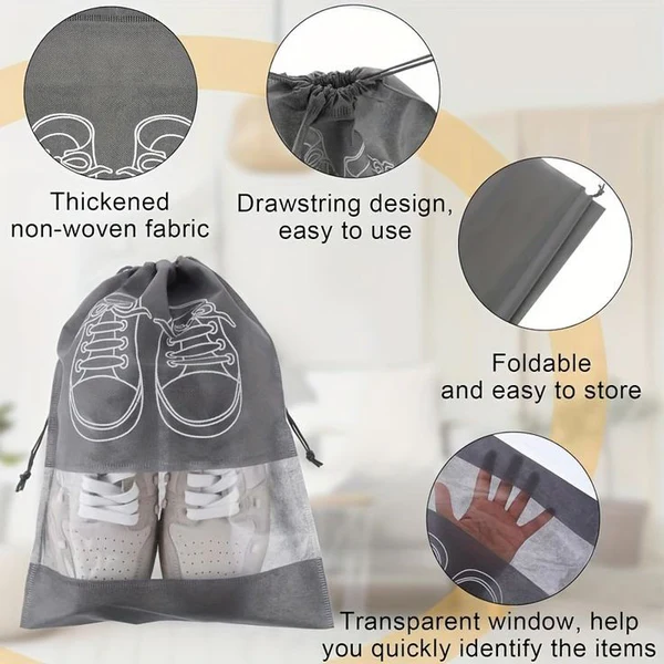 Non-Woven Fabric Shoe Bag (2 Pc)