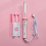 Automatic Pink Hair Curler Spin 360° Rotating Hair Styling Roller