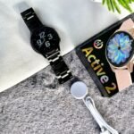 Active 2 Curve HD Display Smartwatch, Heart Sensor With Real Time Monitor, Bluetooth Calling (Dual Strips)🤩  – 💫🌟 (With Box)