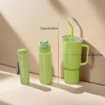 3Pcs Bottle Set With Straw