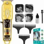 DALING 8268  New Transparent Professional Hairdresser Lcd Electric Hair Clipper Hair Cutting Machine