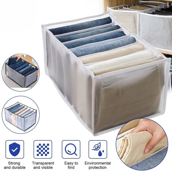 7 Grids Pants Organizer (Large Size)(Pack Of 2)