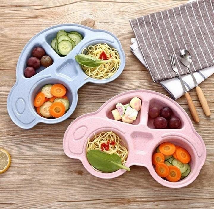 Car Plate Set With Two Sticks And One Spoon -(Random Colours)