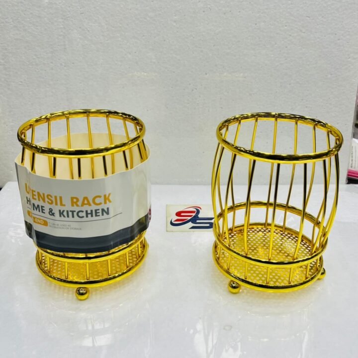 GOLDEN KITCHEN SPOON HOLDER HEAVY QUALITY