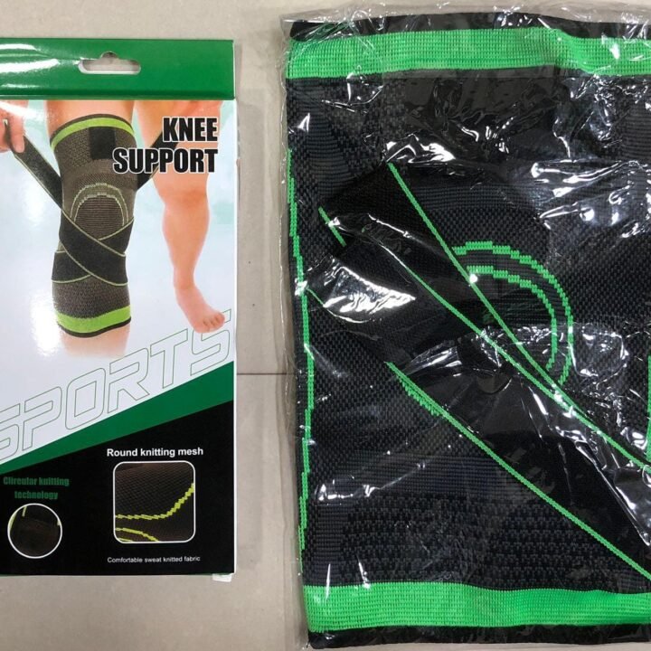 Knee Support Band for Pressure Weaving with 3D Weave Protection Against Injury Pressure Adjustable Knee Support for Men and Women Random Colours 💫💫💫