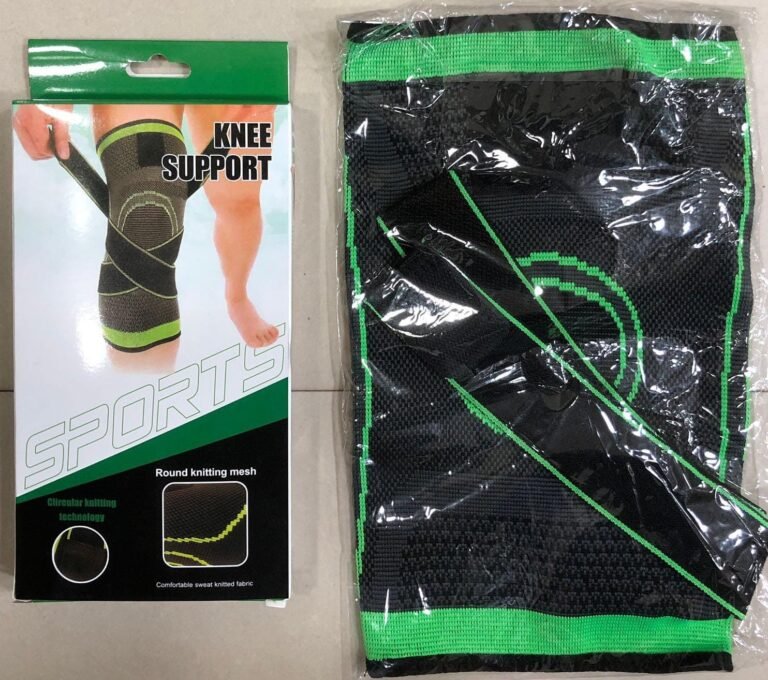 Knee Support Band for Pressure Weaving with 3D Weave Protection Against Injury Pressure Adjustable Knee Support for Men and Women Random Colours 💫💫💫