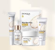 Bioaqua Set of 5 Rice Raw Pulp Skin Whitening Series