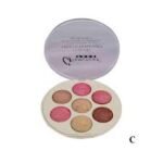 Glamorous Face Highlighter & Blusher Palette (7 Colors) – Glow & Flush in One