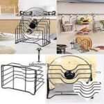 Pot Lid Chopping Board Rack Holder