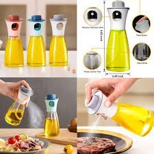 Glass Oil Spray Bottle 180Ml
