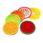6 Pcs Silicone Fruit Mat Non-slip