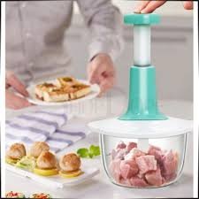 Manual Food Chopper Hand-Press